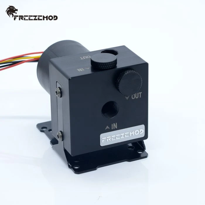 FREEZEMOD computer water cooling water pump double in and out water can be adjusted head 5 meters flow 600. PU-MP-M8W
FREEZEMOD computer water cooling water pump double in and out water can be adjusted head 5 meters flow 600. PU-MP-M8W