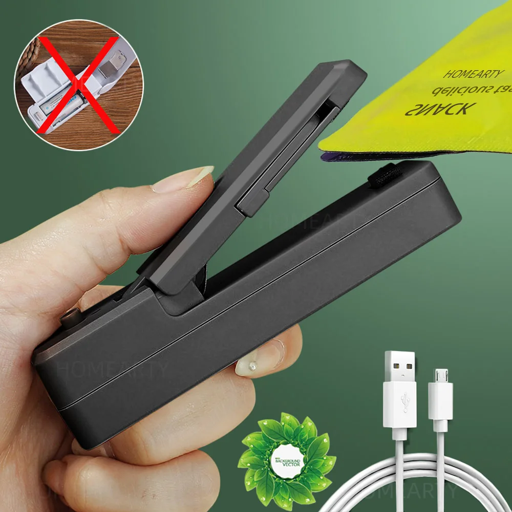 Charge Sealer Bag Plastic Package Sealer Heat Food Close Bags Portable Sealing Machine Thermal Bag Sealer Storage Food Kitchen
Charge Sealer Bag Plastic Package Sealer Heat Food Close Bags Portable Sealing Machine Thermal Bag Sealer Storage Food Kitchen