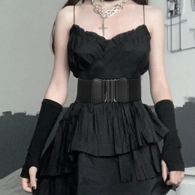 1Pc Fashion All-match Female Wide Belt Slimming Belts For Women Waist Seal Dress Coat Elastic Buckle Decorative Waistband Girdle
1Pc Fashion All-match Female Wide Belt Slimming Belts For Women Waist Seal Dress Coat Elastic Buckle Decorative Waistband Girdle
