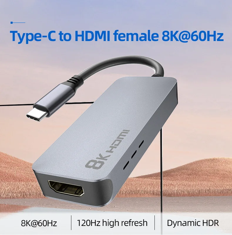 UVOOI USB C 3. 0 Type-C к HDMI Женский адаптер концентратор 8K60Hz поддержка 3,1Hz High Refresh Dynamic HDR для MacBook Air iPad Pro Surface
UVOOI USB C 3. 0 Type-C к HDMI Женский адаптер концентратор 8K60Hz поддержка 3,1Hz High Refresh Dynamic HDR для MacBook Air iPad Pro Surface