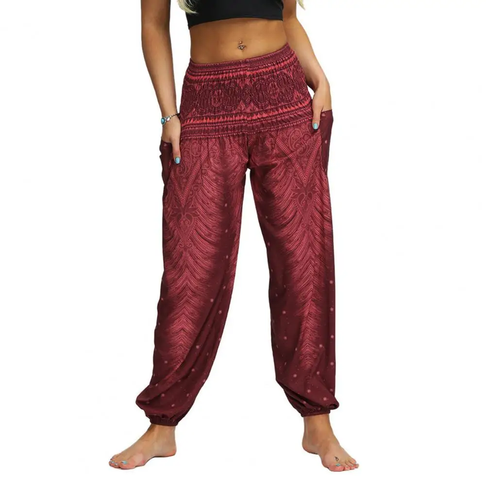 Casual Women Pants Baggy Quick Dry Digital Print Soft Fabric Elastic Waist Ankle-banded Sweatpants Women Wide Leg Trousers
Casual Women Pants Baggy Quick Dry Digital Print Soft Fabric Elastic Waist Ankle-banded Sweatpants Women Wide Leg Trousers