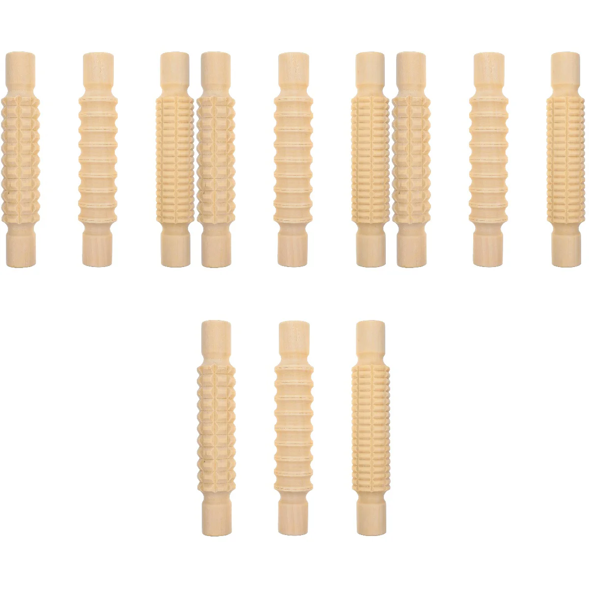 12 pcs Wooden Children Rolling Stick Handmade Craft Tool Clay Tool Diy Supply Kids Rolling Pin
12 pcs Wooden Children Rolling Stick Handmade Craft Tool Clay Tool Diy Supply Kids Rolling Pin