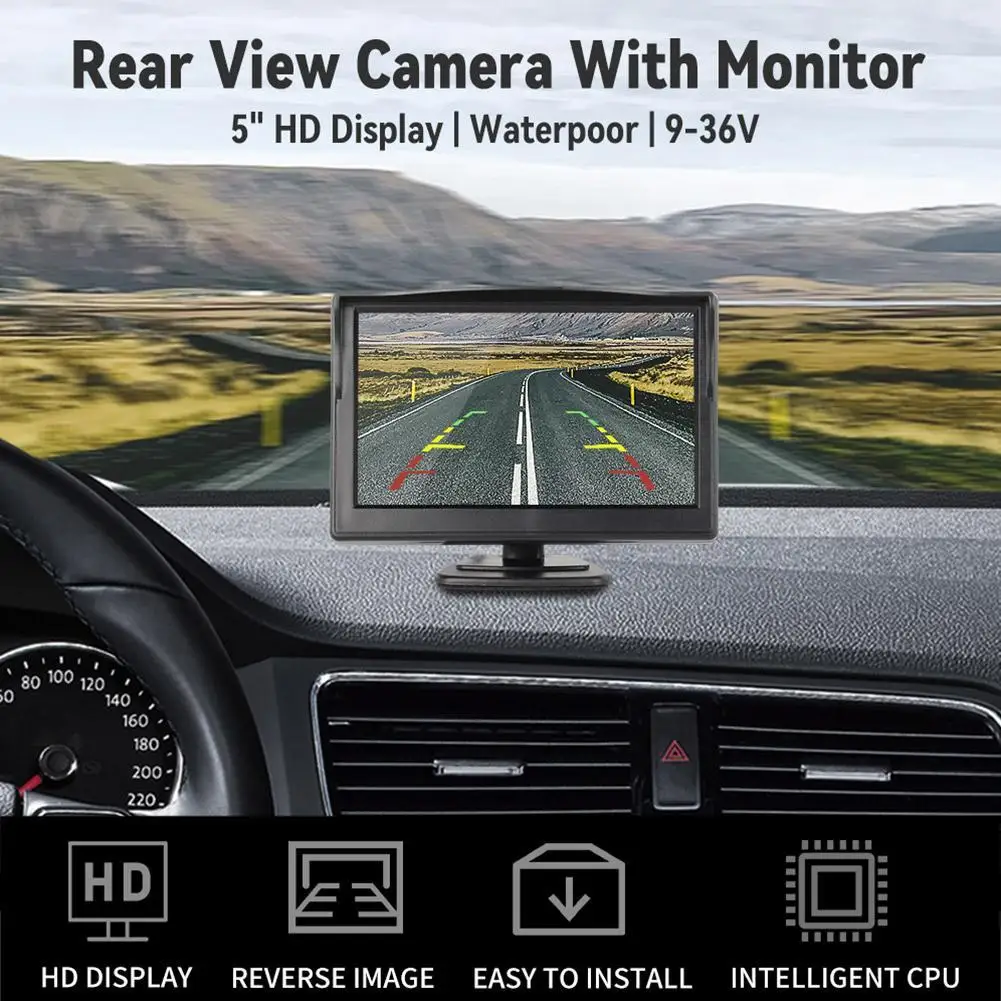 4.3 Inch Car Rear View Camera Monitor For Car Paking 24V Night Vision Reverse Image Car LCD Display Waterproof Camera Monitor 
4.3 Inch Car Rear View Camera Monitor For Car Paking 24V Night Vision Reverse Image Car LCD Display Waterproof Camera Monitor