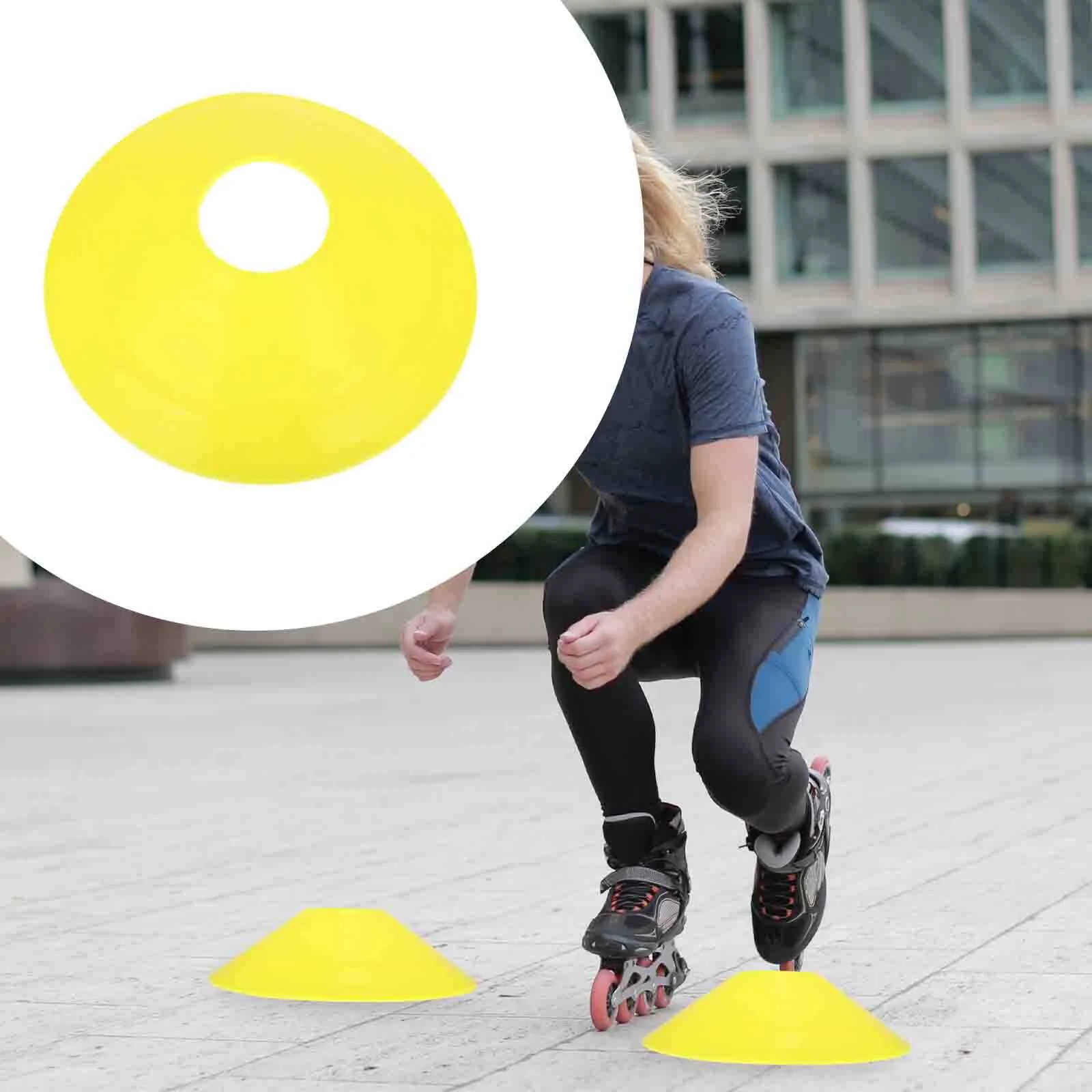 12 Pcs Plastic Plate Training Disc Cones Football Supply Minidisc Multifunction Portable Child Kid Soccer
12 Pcs Plastic Plate Training Disc Cones Football Supply Minidisc Multifunction Portable Child Kid Soccer