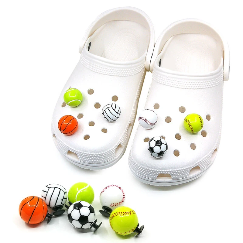 3D Ball Crocs Charm 2022 Fashion Sport Diy Shoe Decor Basketball Football Volleyball Sandal Accessories Charm For Crocs Gift
3D Ball Crocs Charm 2022 Fashion Sport Diy Shoe Decor Basketball Football Volleyball Sandal Accessories Charm For Crocs Gift