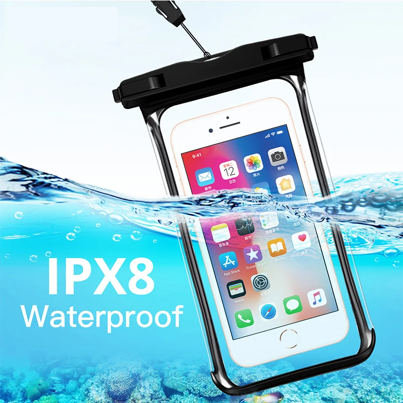 Waterproof Phone Case Transparent Mobile Phone Underwater Storage Bag Soft Cellphone Swimming Diving Protective Case
Waterproof Phone Case Transparent Mobile Phone Underwater Storage Bag Soft Cellphone Swimming Diving Protective Case