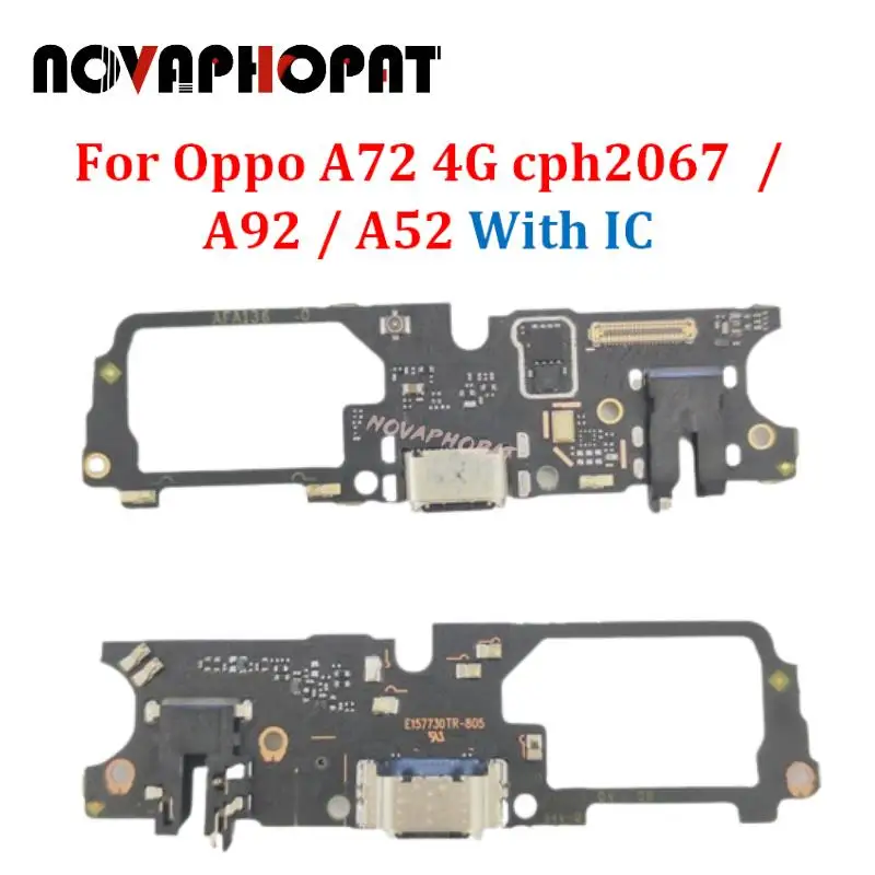 Novaphopat For Oppo A72 4G cph2067 / A92 / A52 USB Charging Port Dock Charger Plug Flex Cable Microphone MIC Board
Novaphopat For Oppo A72 4G cph2067 / A92 / A52 USB Charging Port Dock Charger Plug Flex Cable Microphone MIC Board