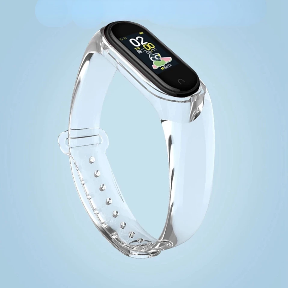 Strap for Xiaomi Mi band 6 5 band4 3 Transparent Silicone Replacement Bracelet for Xiaomi xiomi mi band 6 miband 7 correa strap
Strap for Xiaomi Mi band 6 5 band4 3 Transparent Silicone Replacement Bracelet for Xiaomi xiomi mi band 6 miband 7 correa strap
