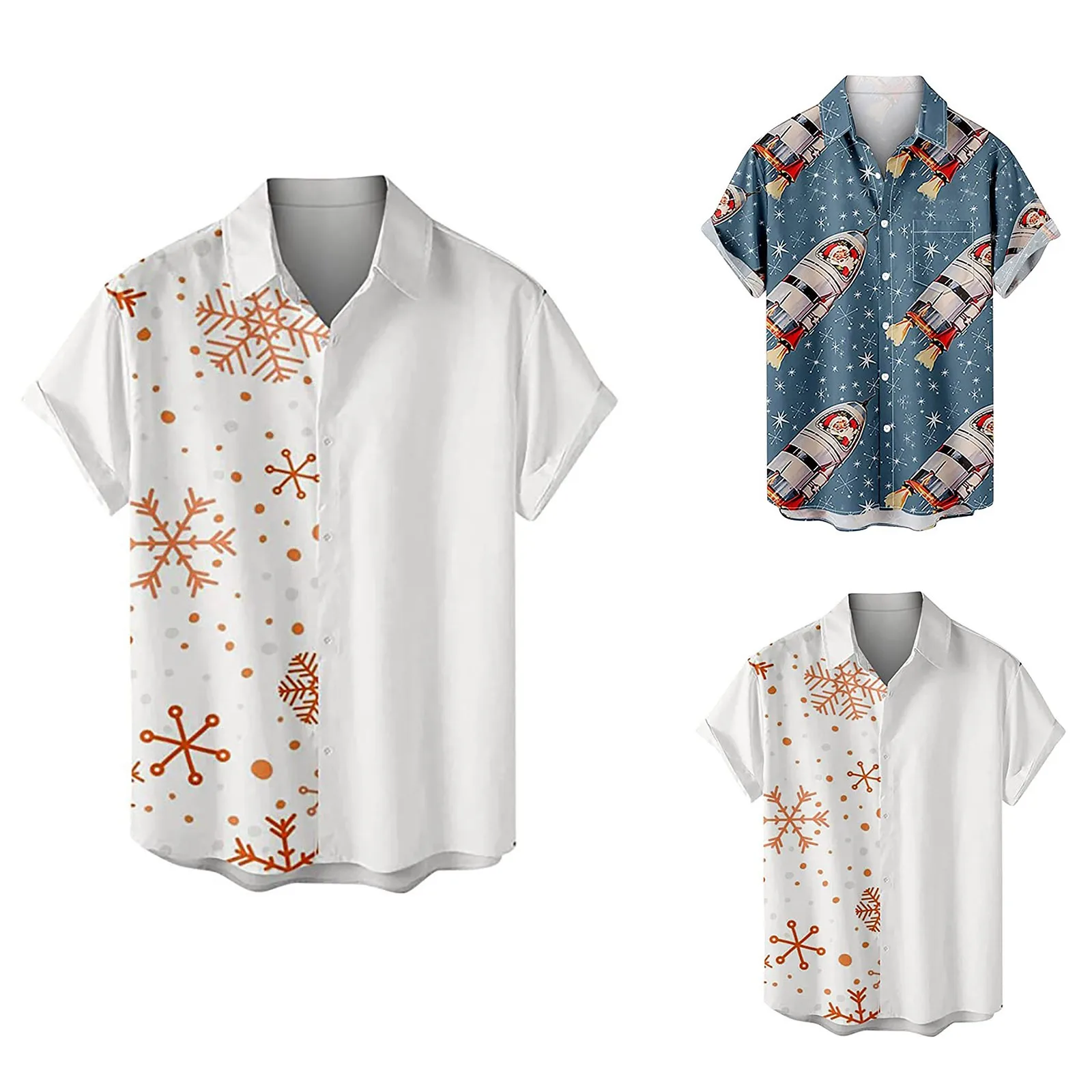 Mens Christmas Digital Printing Pocket Flower Vintage Print Geometric 3D Print Camisa Vintage Elegant Social dress shirt
Mens Christmas Digital Printing Pocket Flower Vintage Print Geometric 3D Print Camisa Vintage Elegant Social dress shirt