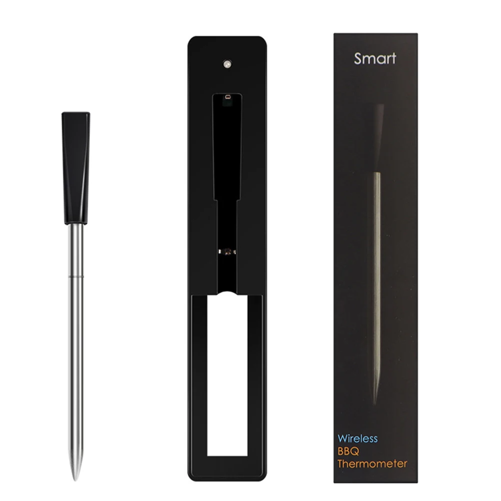Convenient and Reliable Wireless Meat Thermometer with 2 Sensors Fast charging Guided Cook System Expandable to 4 Probes
Convenient and Reliable Wireless Meat Thermometer with 2 Sensors Fast charging Guided Cook System Expandable to 4 Probes