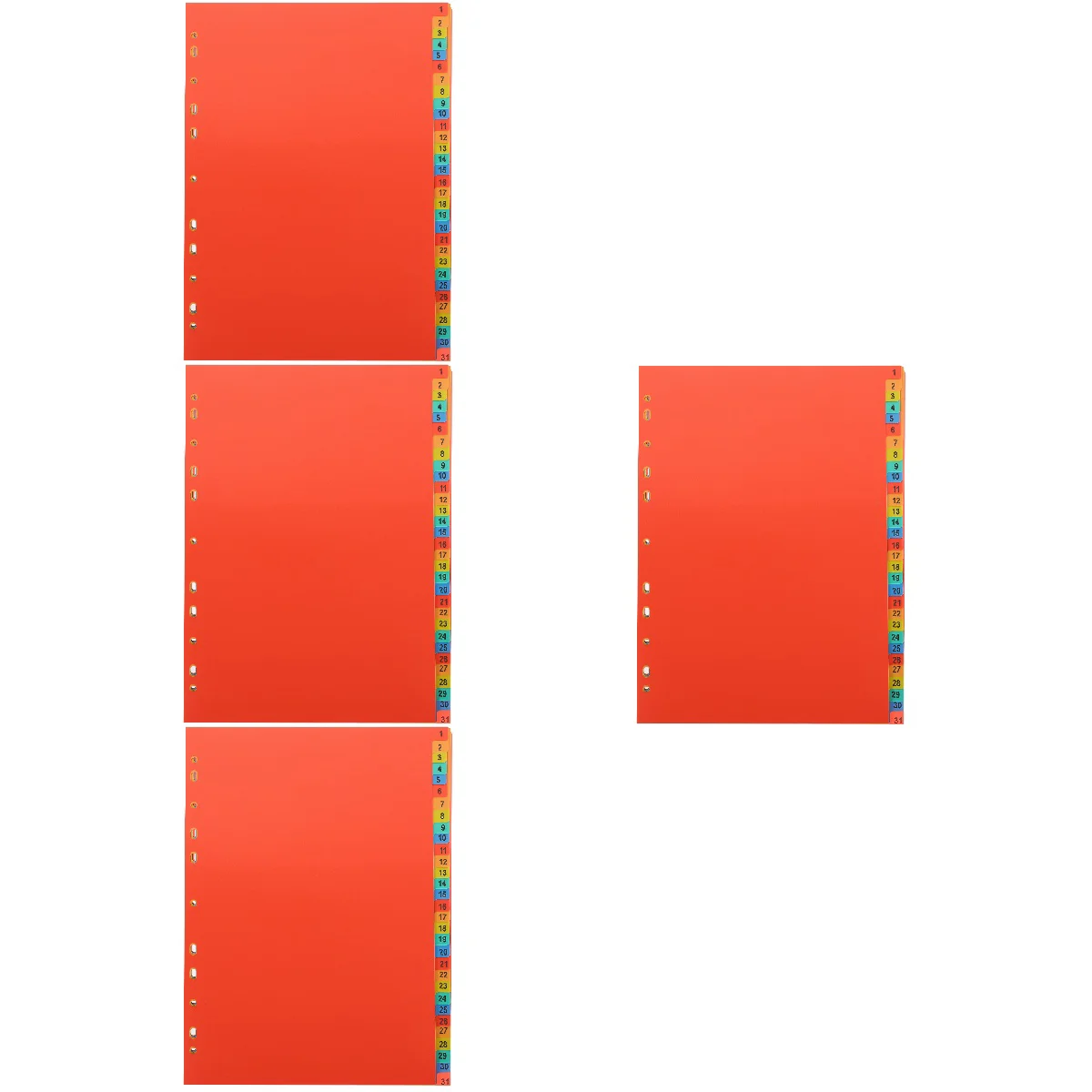 4 Sets A4 Index Divider Punched Binder Dividers School Notebook Perforated Tabs Classification Pvc Office Plastic Adhesive
4 Sets A4 Index Divider Punched Binder Dividers School Notebook Perforated Tabs Classification Pvc Office Plastic Adhesive