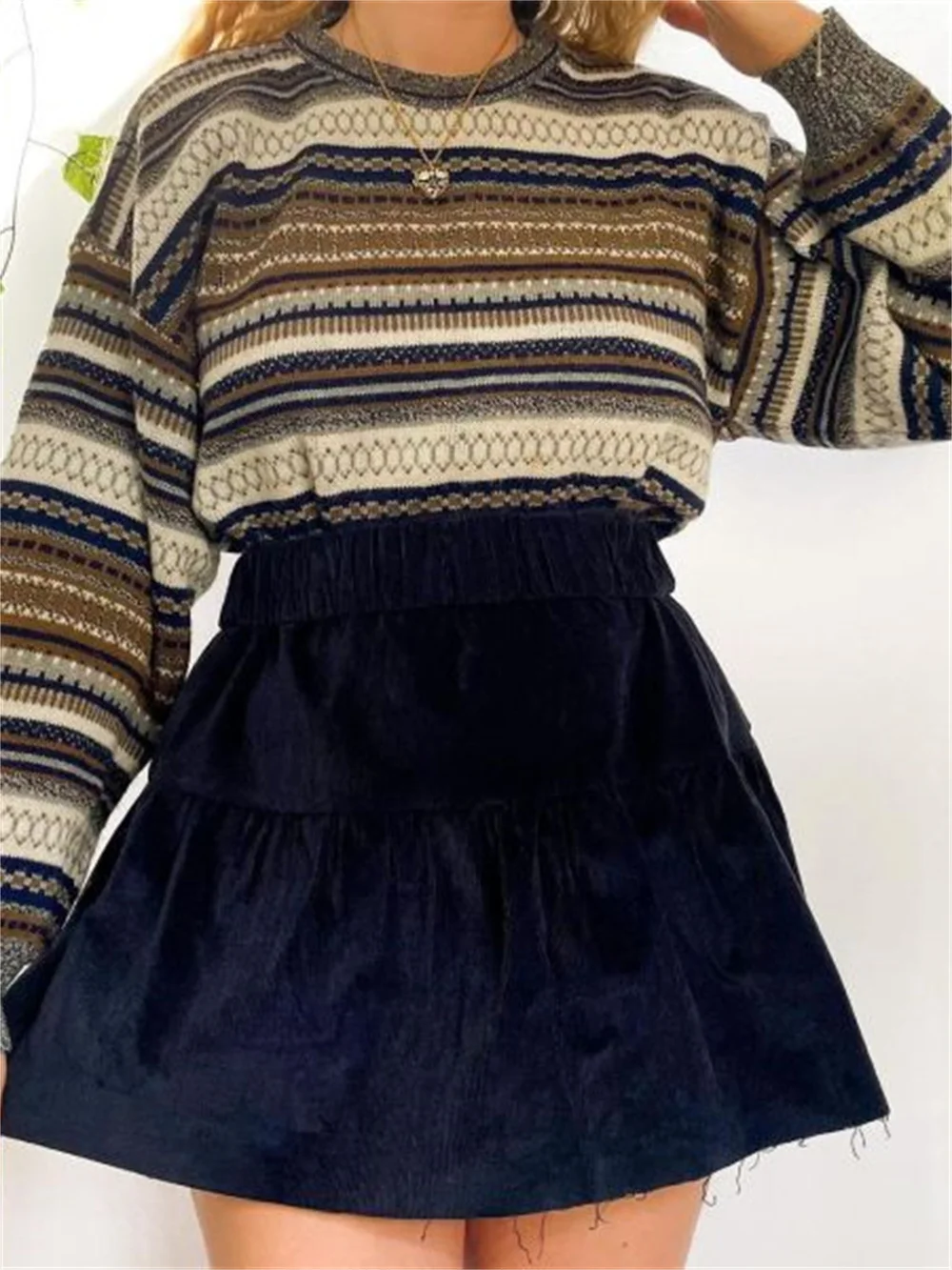 Casual Sweater Women's 2022 Autumn And Winter Pullover Ethnic Clothing Women Sweater New Fashion Elegant All-match Top
Casual Sweater Women's 2022 Autumn And Winter Pullover Ethnic Clothing Women Sweater New Fashion Elegant All-match Top