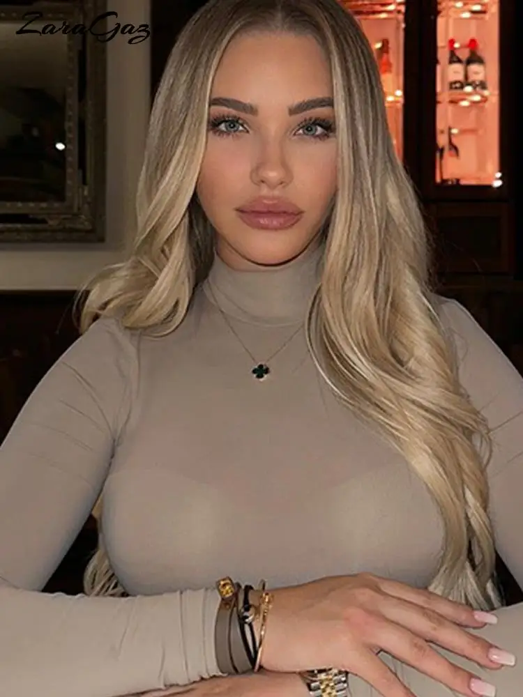 Solid Basic Long Sleeve Womens T shirt Casual Black White Fashion Female Crop Top T Shirt Streetwear Ladies Top Bodysuit Tees
Solid Basic Long Sleeve Womens T shirt Casual Black White Fashion Female Crop Top T Shirt Streetwear Ladies Top Bodysuit Tees