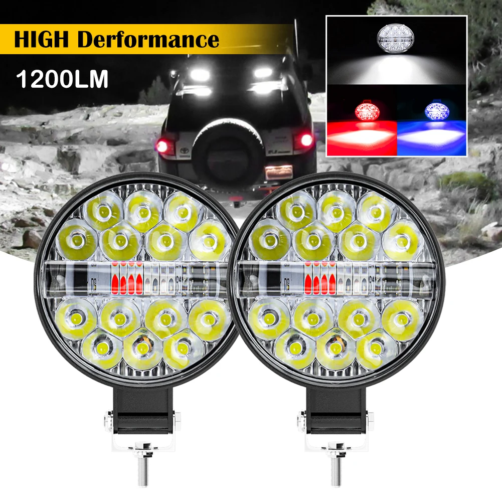 Universal Car LED Work Light 2Pcs 24LED Pod 3 Colors High Brightness LED Spot Lamp 42W Auto Warning Fog Light For SUV Truck
Universal Car LED Work Light 2Pcs 24LED Pod 3 Colors High Brightness LED Spot Lamp 42W Auto Warning Fog Light For SUV Truck