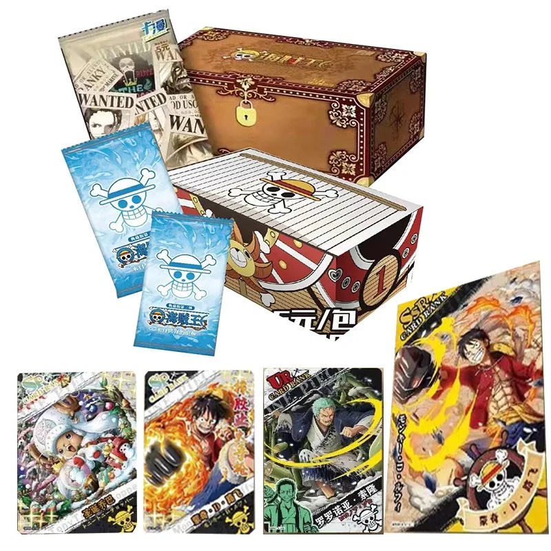 ONE PIECE Collections Rare Cards Box Anime Luffy Zoro Nami Chopper TCG Game Collectibles Card For Child Birthday Gift Toy
ONE PIECE Collections Rare Cards Box Anime Luffy Zoro Nami Chopper TCG Game Collectibles Card For Child Birthday Gift Toy