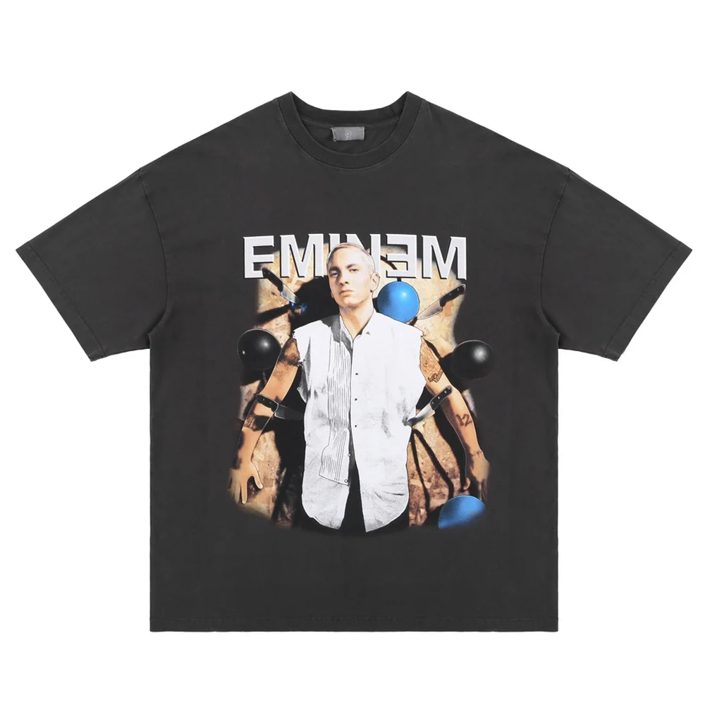 Washed Vintage T-shirt Men's Rapper Graphic Print T Shirt Oversized Cotton Hip Hop Streetwear Top Tee 2022 Summer Casual T-shirt
Washed Vintage T-shirt Men's Rapper Graphic Print T Shirt Oversized Cotton Hip Hop Streetwear Top Tee 2022 Summer Casual T-shirt
