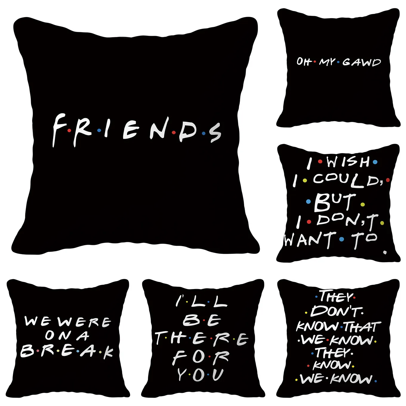 1pc Black Alphabet Simple 2022 Peach Skin Pillowcase Polyester Cushion Cover Friends Theme Pillowcase Square 45*45cm
1pc Black Alphabet Simple 2022 Peach Skin Pillowcase Polyester Cushion Cover Friends Theme Pillowcase Square 45*45cm