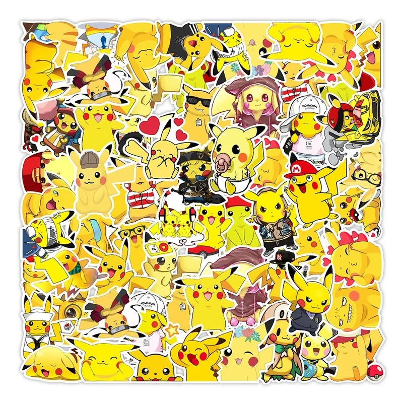 50 PCS Pokemon Pikachu Anime Cartoon Child Graffiti Stickers For Laptop Luggage Skateboard Guitar Sticker Decals Toys
50 PCS Pokemon Pikachu Anime Cartoon Child Graffiti Stickers For Laptop Luggage Skateboard Guitar Sticker Decals Toys