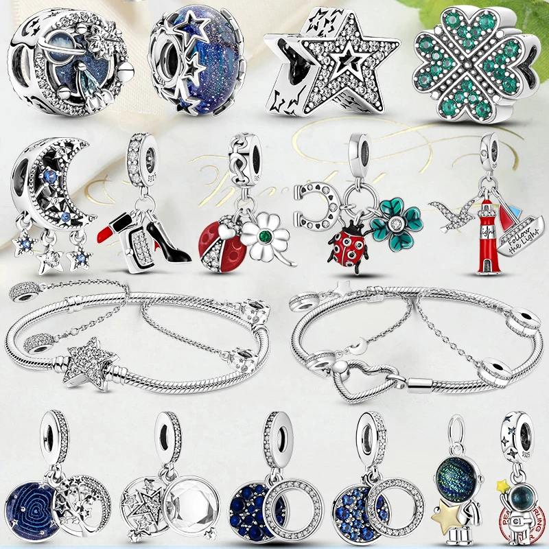 2022 New 925 Sterling Silver Astronaut the Galaxy Strap Charm Bead Fit Original Pandora Bracelets DIY Women Jewelry Making
2022 New 925 Sterling Silver Astronaut the Galaxy Strap Charm Bead Fit Original Pandora Bracelets DIY Women Jewelry Making