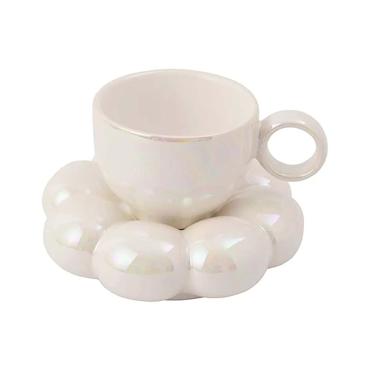 Flower Coffee Cup & Saucer Set Cute Mug & Saucer Set Ceramic Coffee Cup with Sunflower Saucer Latte Cups 6.7Oz White
Flower Coffee Cup & Saucer Set Cute Mug & Saucer Set Ceramic Coffee Cup with Sunflower Saucer Latte Cups 6.7Oz White