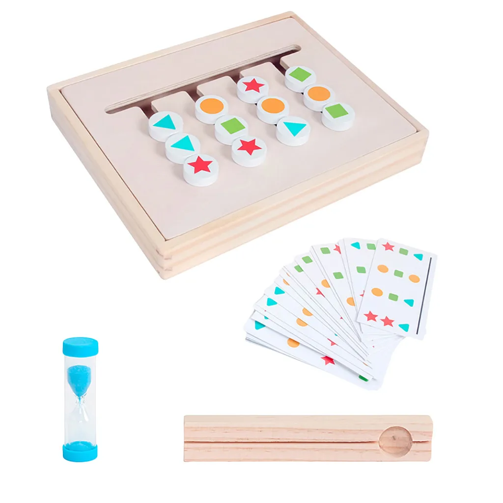 Wooden Matching Development Training Toy Game Sided Double Kids Intellectual Education
Wooden Matching Development Training Toy Game Sided Double Kids Intellectual Education