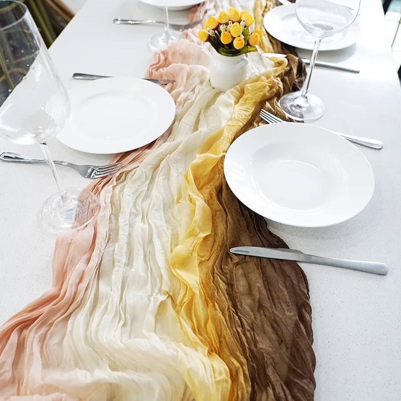 Boho Table Runner Fashion Tie Dye Art Pleated Table Cloth Dining Table Cover For Wedding Birthday Party Decor Tableware Placemat
Boho Table Runner Fashion Tie Dye Art Pleated Table Cloth Dining Table Cover For Wedding Birthday Party Decor Tableware Placemat