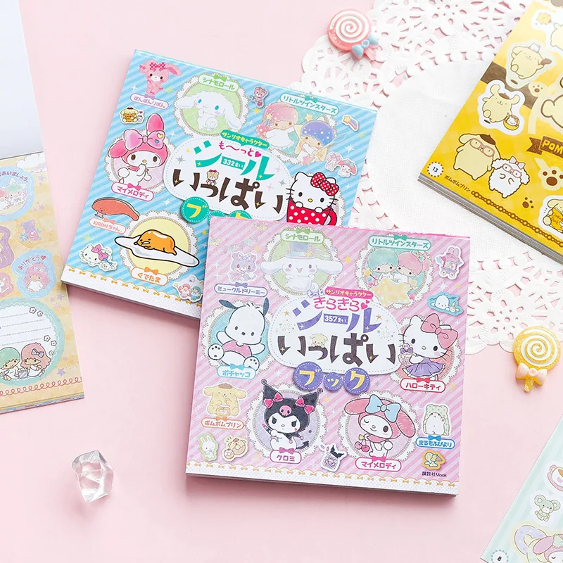 Kawaii Sanrio Cute Girl Heart Cinnamoroll Kulomi Sticker Book Handbook Material Diy Sticker Sparkling Sticker
Kawaii Sanrio Cute Girl Heart Cinnamoroll Kulomi Sticker Book Handbook Material Diy Sticker Sparkling Sticker