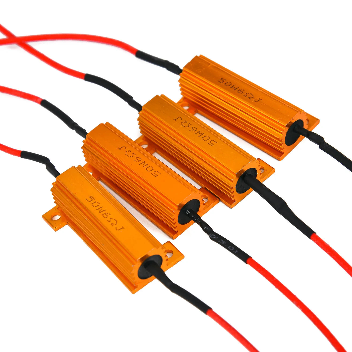 10pcs 50W 6Ohm Load Resistor Anti-Flashing Decoder 50x15mm For LED Bulb Brake Light Fault Cancellers Turn Signal Fog Day Light
10pcs 50W 6Ohm Load Resistor Anti-Flashing Decoder 50x15mm For LED Bulb Brake Light Fault Cancellers Turn Signal Fog Day Light