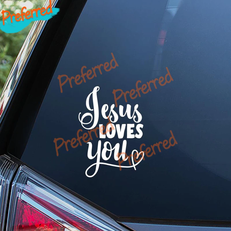 Jesus Loves You Car Sticker Decal for Your All Cars Racing Laptop Motorcycle Helmet Trunk Surf Camper Window Bumper
Jesus Loves You Car Sticker Decal for Your All Cars Racing Laptop Motorcycle Helmet Trunk Surf Camper Window Bumper