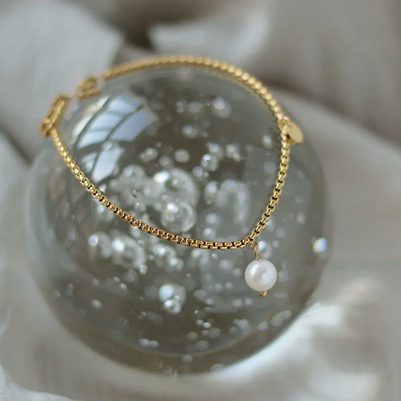 Stainless Steel Chain Jewelry Korean Sequin Round Geometric Pearl Bracelet Plated Gold Bracelets Accessories Punk Jewellery
Stainless Steel Chain Jewelry Korean Sequin Round Geometric Pearl Bracelet Plated Gold Bracelets Accessories Punk Jewellery
