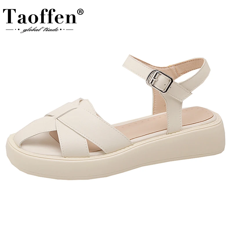 Taoffen 2022 Summer Women'S Sandals Flat Heels Ins Shoes Women Outdoor Vintage Fashion Casual Ladies Footwear Size 34-43
Taoffen 2022 Summer Women'S Sandals Flat Heels Ins Shoes Women Outdoor Vintage Fashion Casual Ladies Footwear Size 34-43