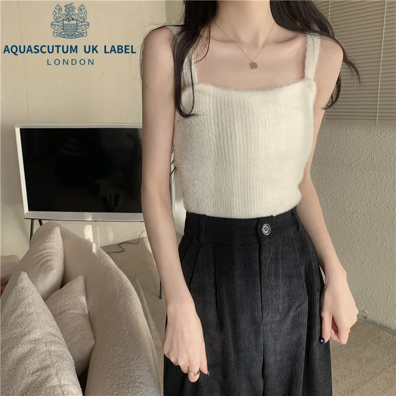 Aquascutum Suspender top spring 2022 new spice girl soft waxy bottom shirt suspender vest sweater
Aquascutum Suspender top spring 2022 new spice girl soft waxy bottom shirt suspender vest sweater