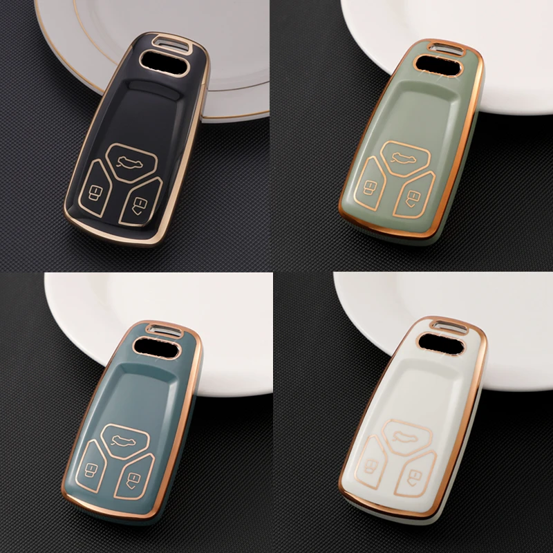 TPU Car Remote Key Cover Case Shell Fob Protector Accessories For Audi A4 B9 A5 A6 8S 8W Q5 Q7 4M S4 S5 S7 TT TTS TFSI RS
TPU Car Remote Key Cover Case Shell Fob Protector Accessories For Audi A4 B9 A5 A6 8S 8W Q5 Q7 4M S4 S5 S7 TT TTS TFSI RS
