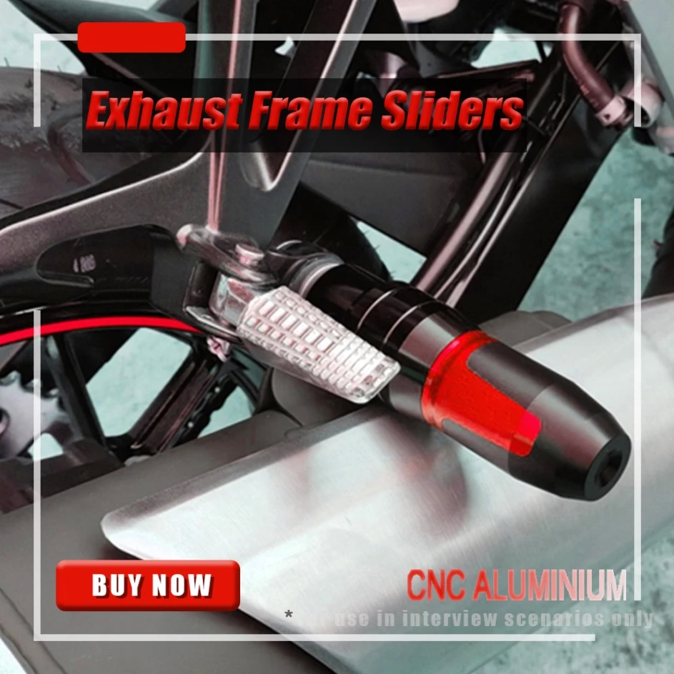 

Motorcycle CNC Frame Exhaust Slider Crash Falling Protection Crash Pad VFR 800 For HONDA VFR800 FI WI 1998 1999 2000 2001