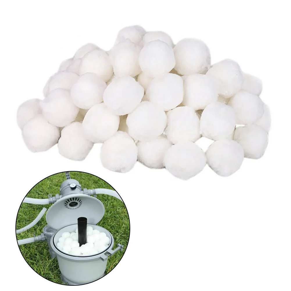 500G Pool White Filter Balls Pool Cleaning Balls Eco-Friendly Replacement Fiber Media For Swimming Pool Filter Cotton Ball
500G Pool White Filter Balls Pool Cleaning Balls Eco-Friendly Replacement Fiber Media For Swimming Pool Filter Cotton Ball