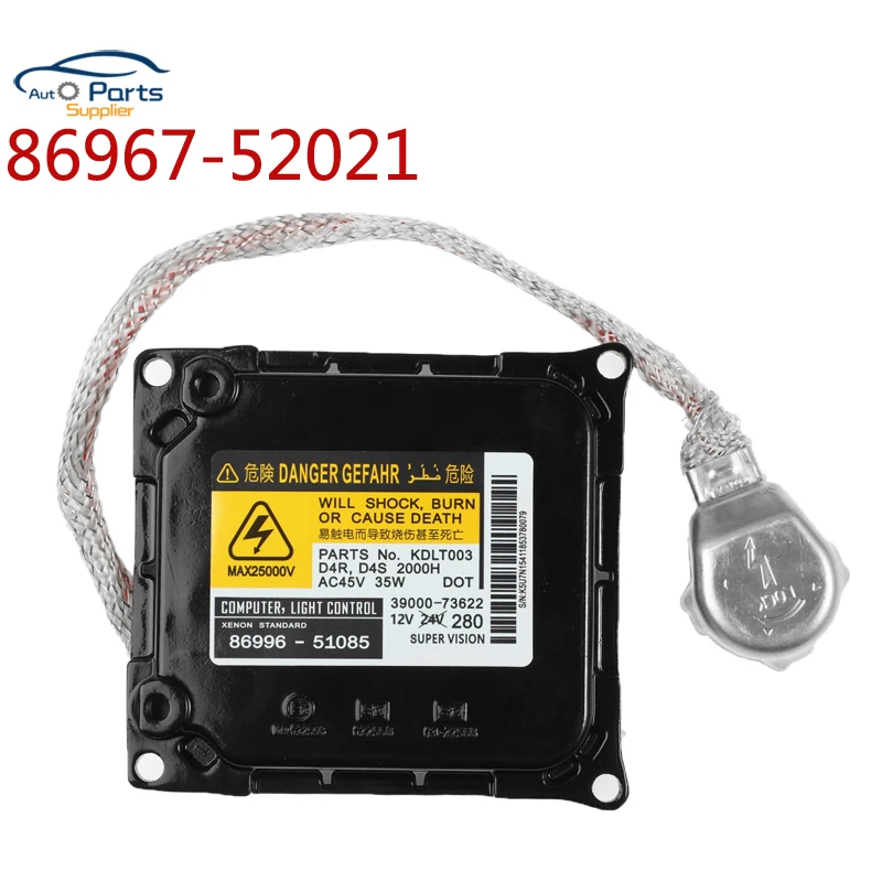 New 86967-52021 Xenon HID Headlight Ballast Control Unit Module ECU For Lexus RX 8696752021
New 86967-52021 Xenon HID Headlight Ballast Control Unit Module ECU For Lexus RX 8696752021