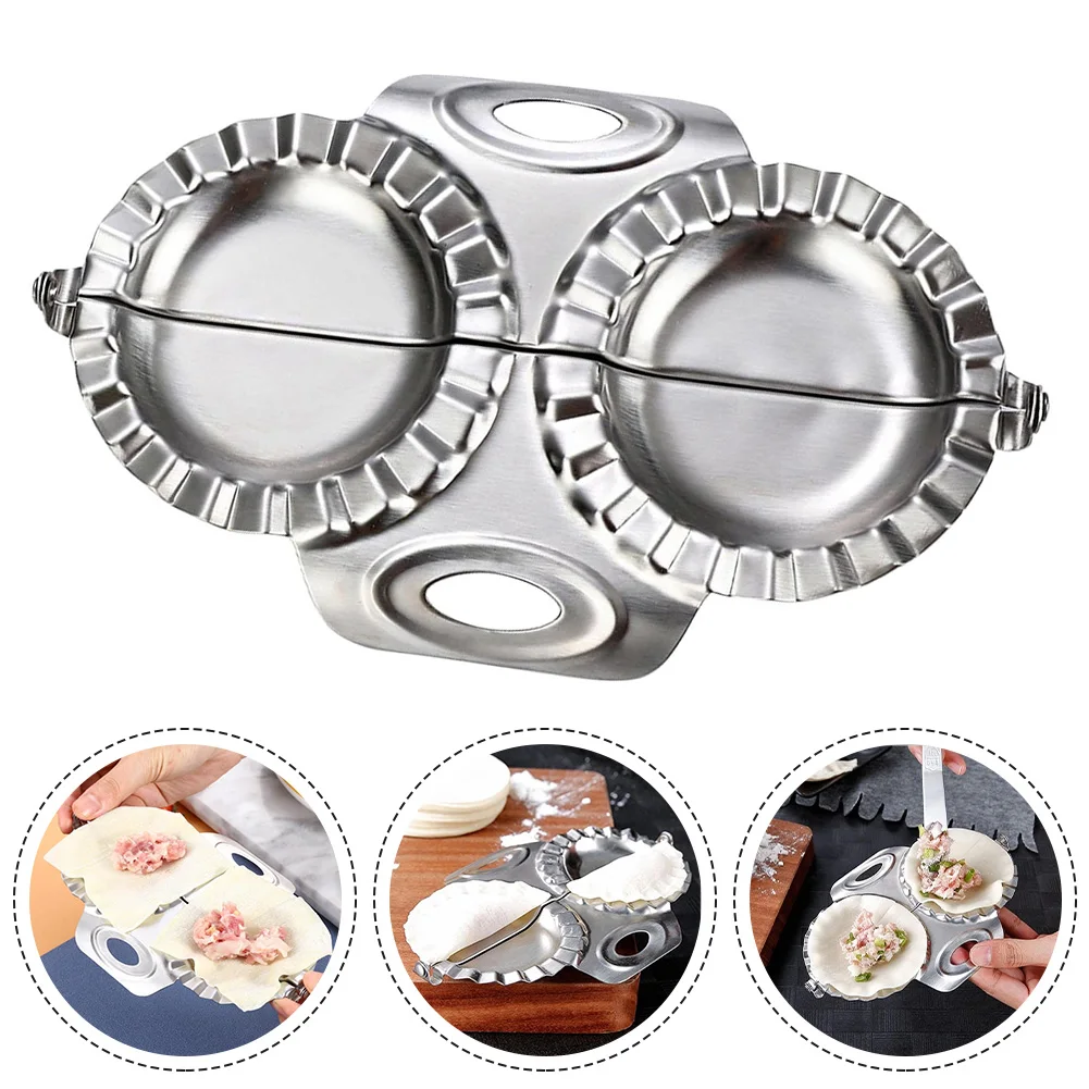 Double Head Dumpling Mold Jiaozi Maker Lazy Must Home Kitchen Artifact Gadget Mould Baking Tools Empanadas Ravioli
Double Head Dumpling Mold Jiaozi Maker Lazy Must Home Kitchen Artifact Gadget Mould Baking Tools Empanadas Ravioli