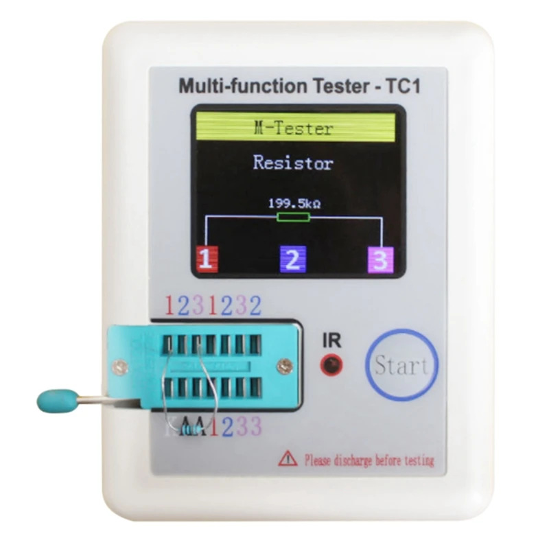1.8 Inch 160X128 Colorful Display Multi-Functional TFT Backlight Transistor LCR-TC1 Tester For Diode Triode Capacitor
1.8 Inch 160X128 Colorful Display Multi-Functional TFT Backlight Transistor LCR-TC1 Tester For Diode Triode Capacitor