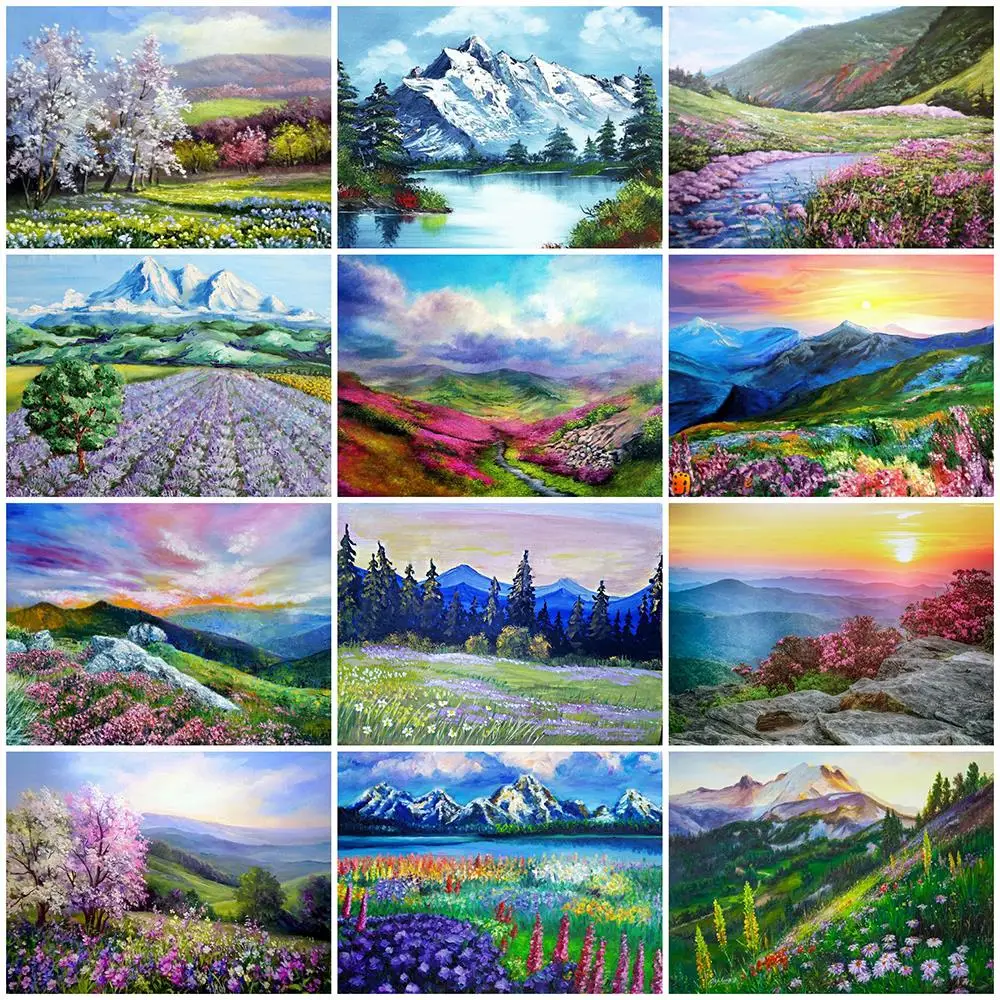 MAXMPUP DIY Square Diamond Embroidery Mountain Hobbies and Crafts Diamond Painting Flower Landscape Cross Stitch Kit Home Decor
MAXMPUP DIY Square Diamond Embroidery Mountain Hobbies and Crafts Diamond Painting Flower Landscape Cross Stitch Kit Home Decor