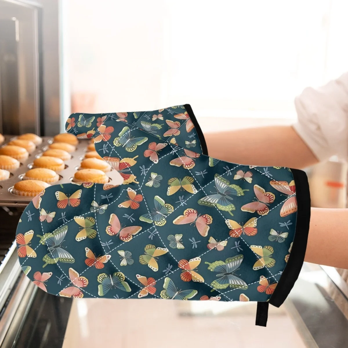 Microwave Oven Anti-scalding Heat Insulation Kitchen Barbecue Gloves Butterfly Designer Casual Home Oven Gloves Pot Holder 2023
Microwave Oven Anti-scalding Heat Insulation Kitchen Barbecue Gloves Butterfly Designer Casual Home Oven Gloves Pot Holder 2023