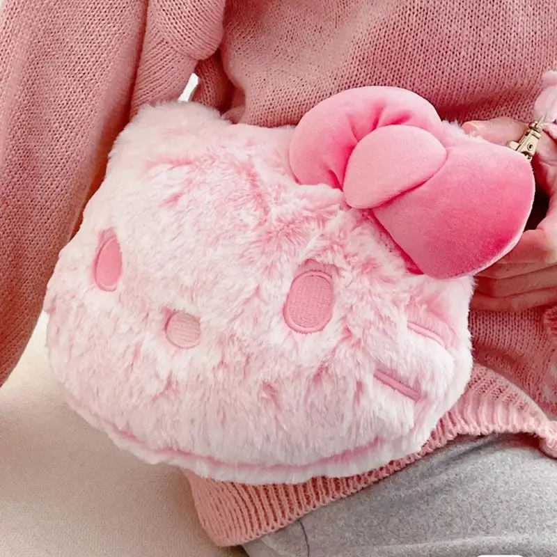 Anime Hellokittys Kawaii Plush Backpack Sanrioed Kt Cat Messenger Shoulder Bag Cartoon Sweet Stuffed Handbag Birthday Gift Girl
Anime Hellokittys Kawaii Plush Backpack Sanrioed Kt Cat Messenger Shoulder Bag Cartoon Sweet Stuffed Handbag Birthday Gift Girl