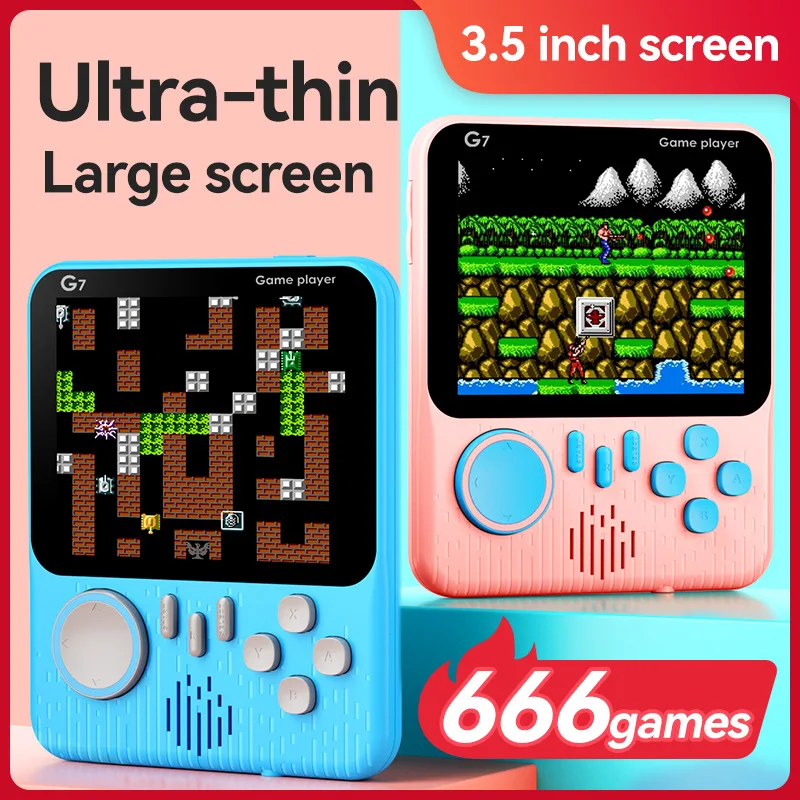 Новинка, ультратонкая портативная игровая консоль YOUPIN G7 с экраном 3,5 дюйма, 666 в 1, портативная Ретро ностальгическая машина для студенческих...
Новинка, ультратонкая портативная игровая консоль YOUPIN G7 с экраном 3,5 дюйма, 666 в 1, портативная Ретро ностальгическая машина для студенческих...