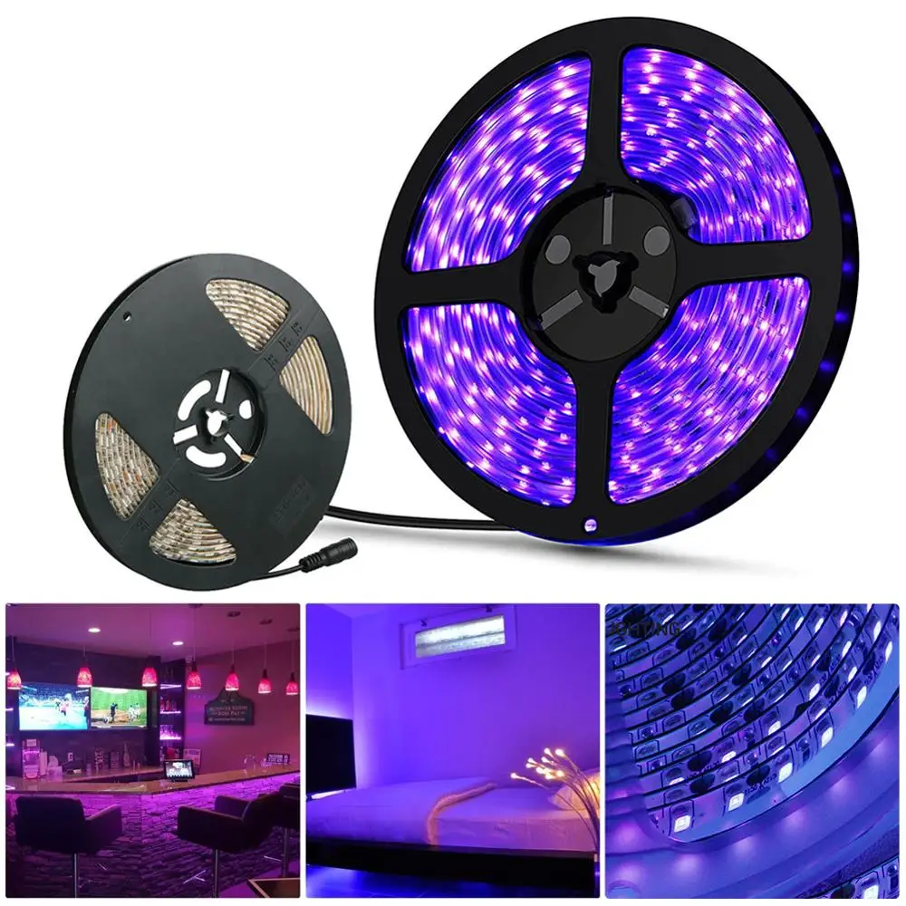UV Ultraviolet 3528 SMD LED Strip Light 5M Waterproof Ribbon Purple Flexible Tape Lamp DC12V for DJ Fluorescence
UV Ultraviolet 3528 SMD LED Strip Light 5M Waterproof Ribbon Purple Flexible Tape Lamp DC12V for DJ Fluorescence