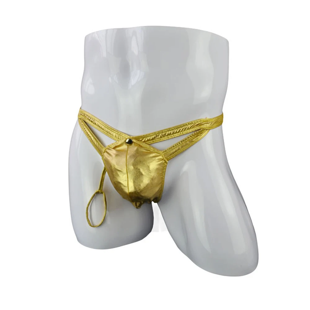 Men T-Back Bikini Faux Leather Briefs Sexy Wet Look Underwear Bulge Pouch G-Strings Thong Breathable Underpants Man String Homme
Men T-Back Bikini Faux Leather Briefs Sexy Wet Look Underwear Bulge Pouch G-Strings Thong Breathable Underpants Man String Homme