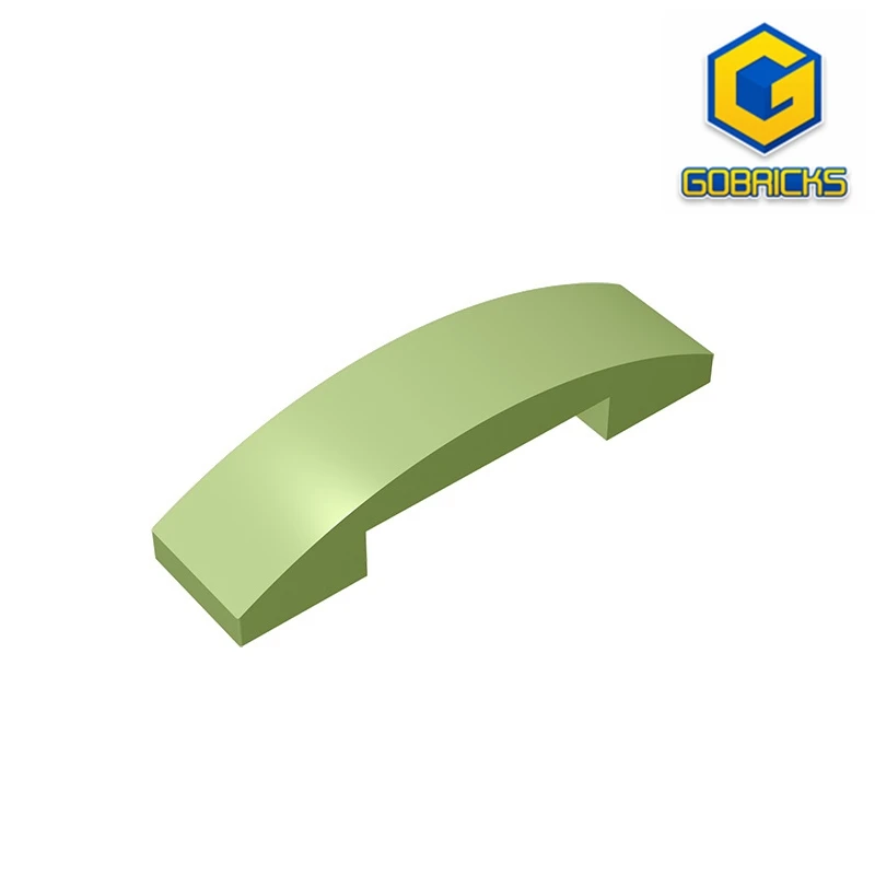 Gobricks GDS-831 Slope, Curved 4 x 1 Double compatible with lego 93273 children's DIY Educational Building Blocks Technical
Gobricks GDS-831 Slope, Curved 4 x 1 Double compatible with lego 93273 children's DIY Educational Building Blocks Technical
