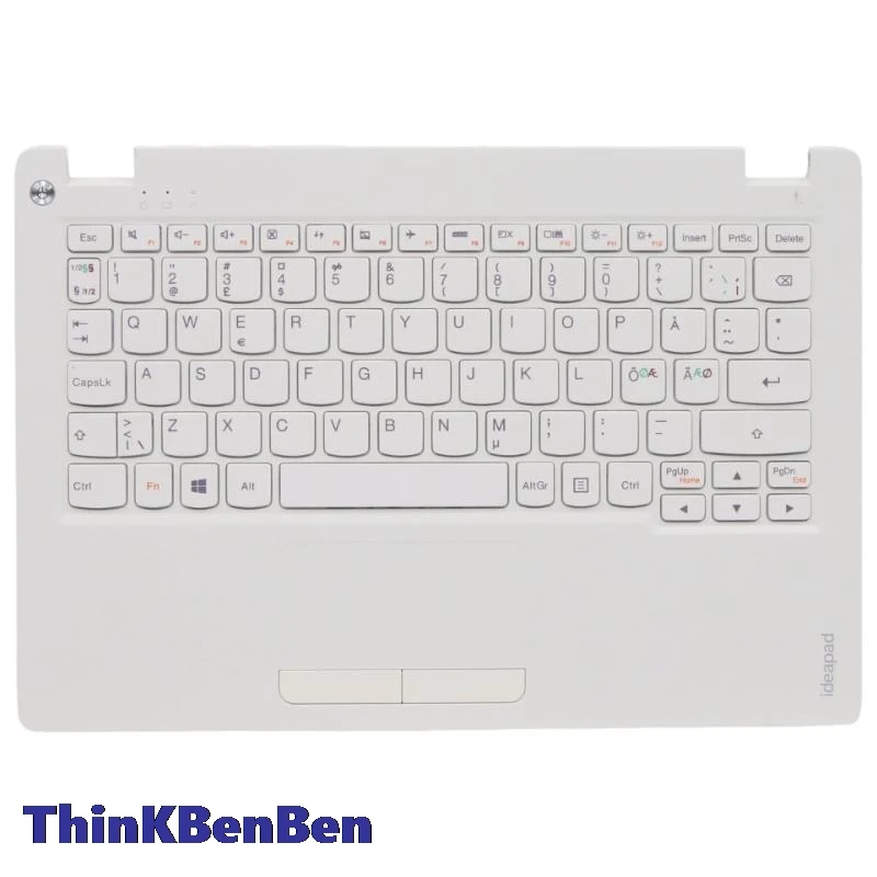 NDC Северная белая клавиатура верхний корпус Упор для рук Lenovo Ideapad 110S 11 11IBR 5CB0M53710