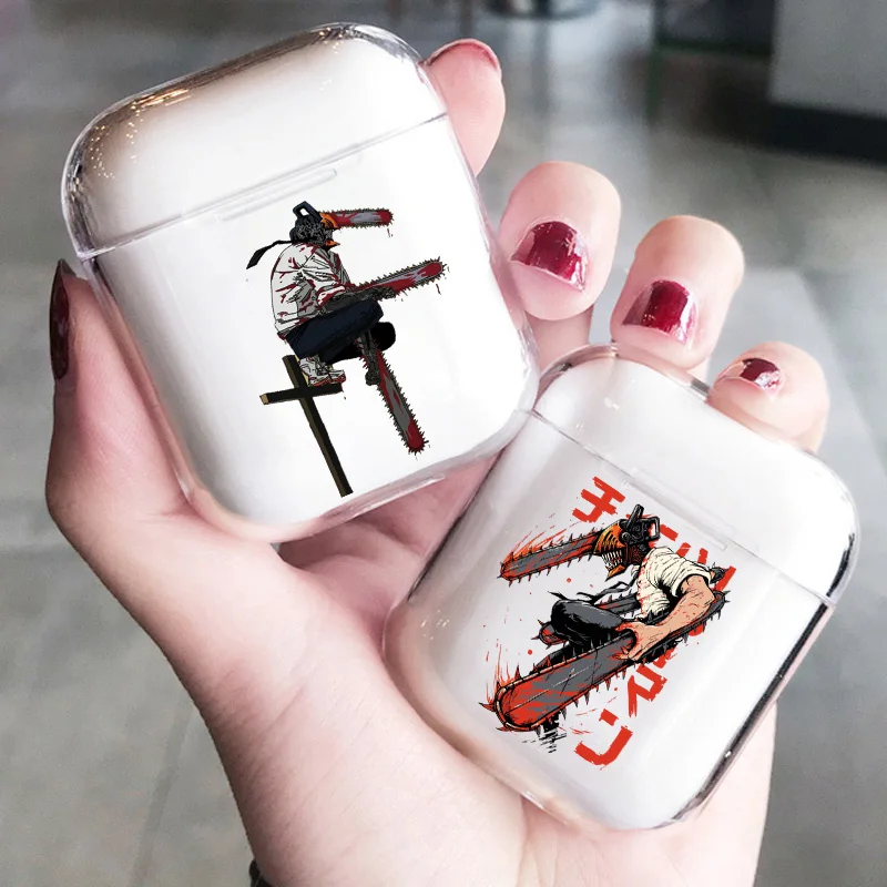 

Chainsaw Man Airpods Pro Case for Apple Airpods Pro 2 1 2 3 Protective Denji Makima Aki Pochita Anime Airpods Case