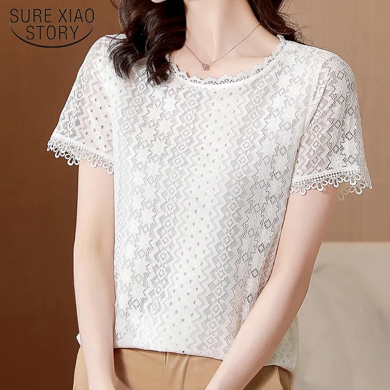 Модная шифоновая хлопковая рубашка с вышивкой, Женская Повседневная шикарная кружевная блузка с круглым вырезом, летние свободные белые то...
Модная шифоновая хлопковая рубашка с вышивкой, Женская Повседневная шикарная кружевная блузка с круглым вырезом, летние свободные белые то...