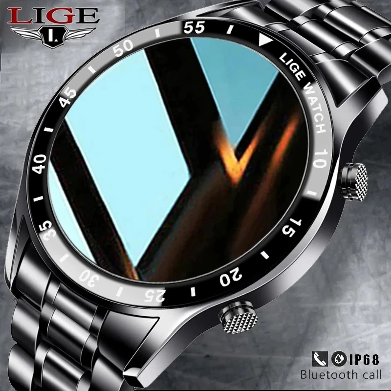 LIGE New Smart Watches Men Full Touch Screen Sports Fitness Watch Waterproof Bluetooth Call For Android ios smartwatch Mens+Box
LIGE New Smart Watches Men Full Touch Screen Sports Fitness Watch Waterproof Bluetooth Call For Android ios smartwatch Mens+Box
