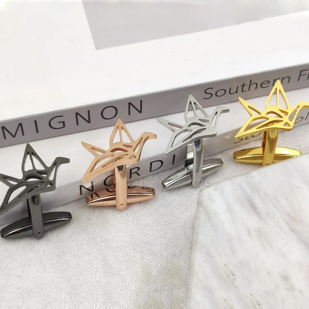 Personalized Custom Thousand Paper Cranes Luxury Stainless Steel Cufflinks for Mens Boyfriend Suit Shirt Button Christmas Gifts
Personalized Custom Thousand Paper Cranes Luxury Stainless Steel Cufflinks for Mens Boyfriend Suit Shirt Button Christmas Gifts